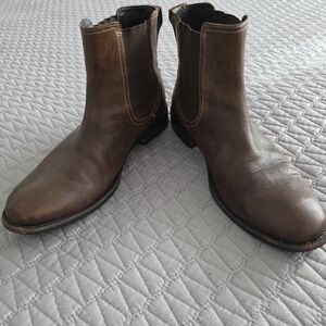 Cole Haan Men's Classic Brown Leather Boots